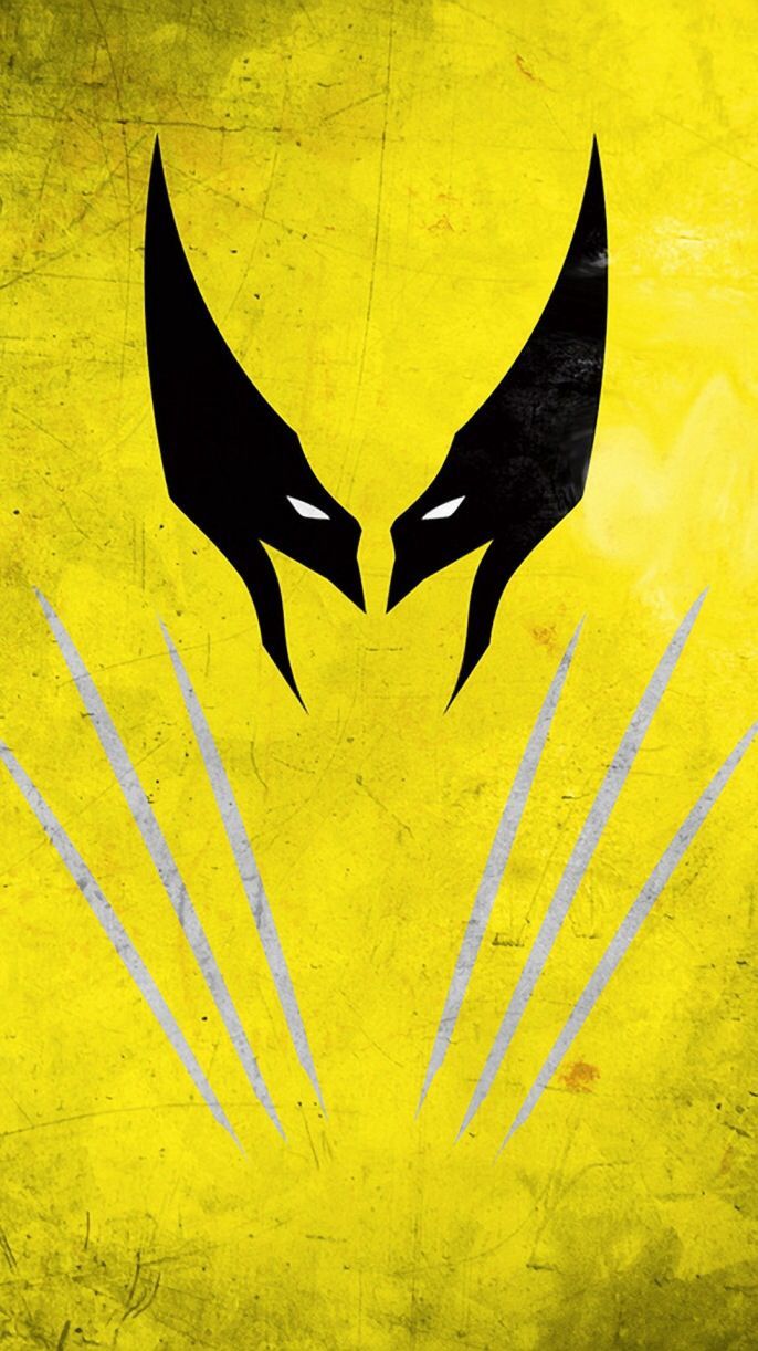 686x1222 Minimalist Superhero Posters Geek Marvel Wolverine Comics