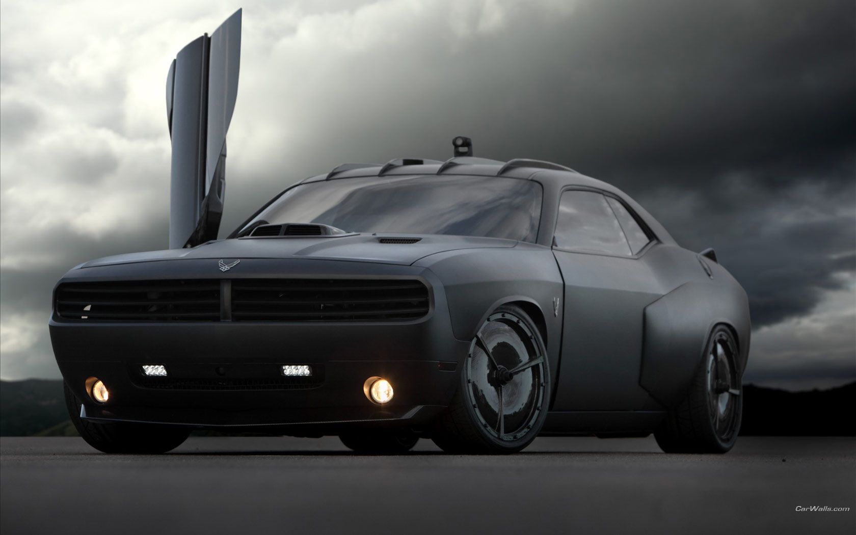 1680x1050 Dodge Challenger Background