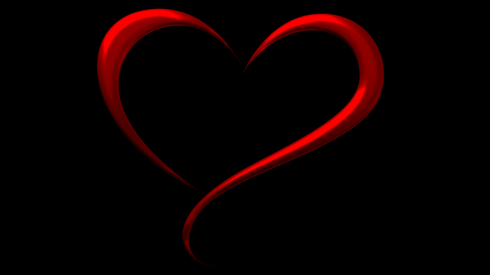 1920x1080 Simple Red Heart Background Hd Wallpaper Background Image 1920x1080