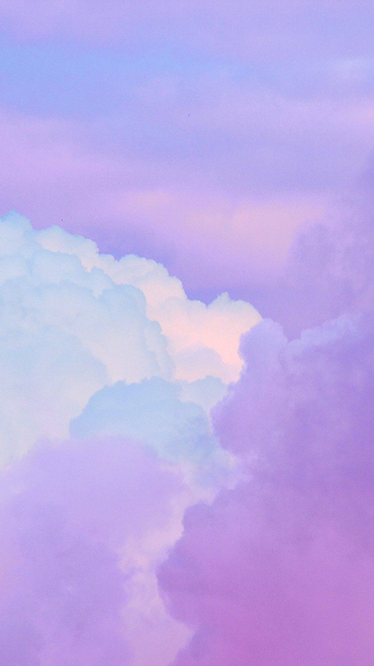 750x1334 Cloud Sky Purple Art Purple Wallpaper Iphone Light Purple Wallpaper Purple Wallpaper