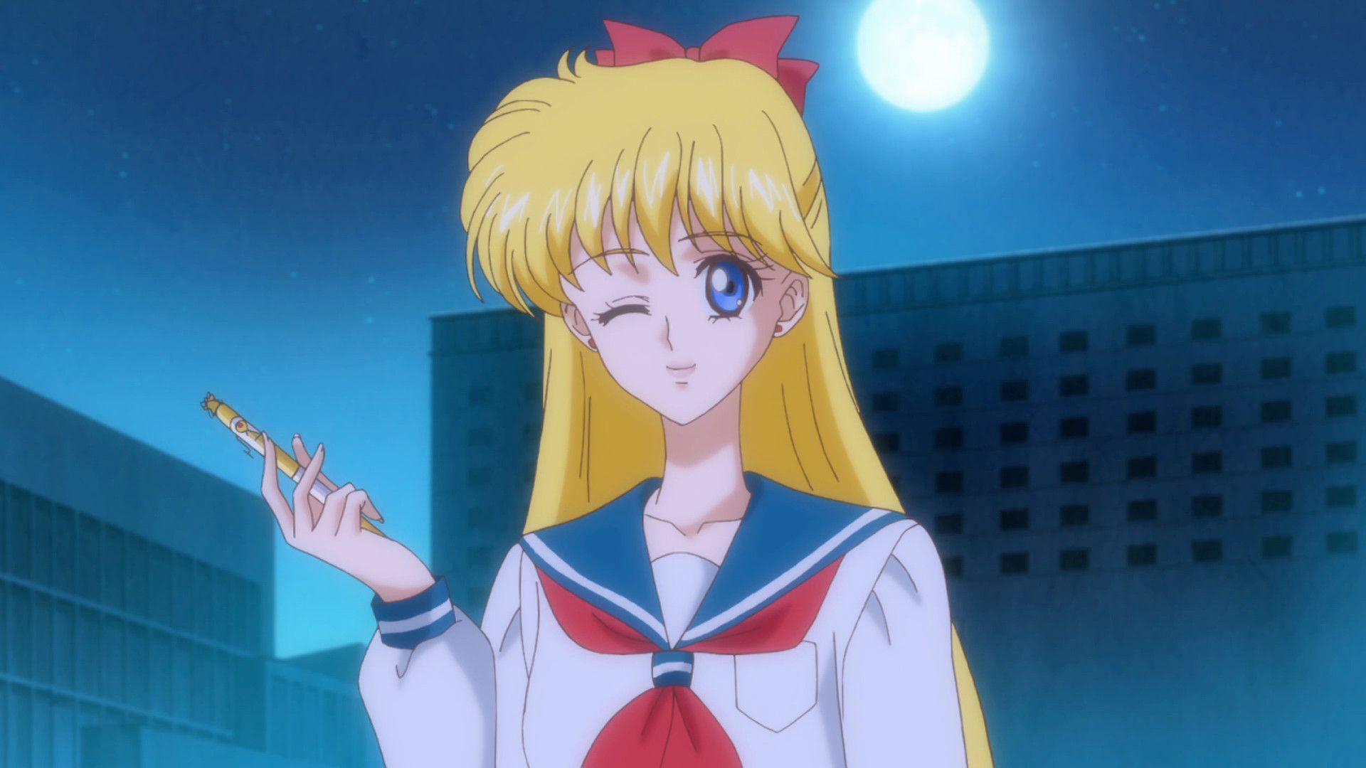 1920x1080 Sailor Moon Crystal Act 8 Minako Winking Sailor Moon News