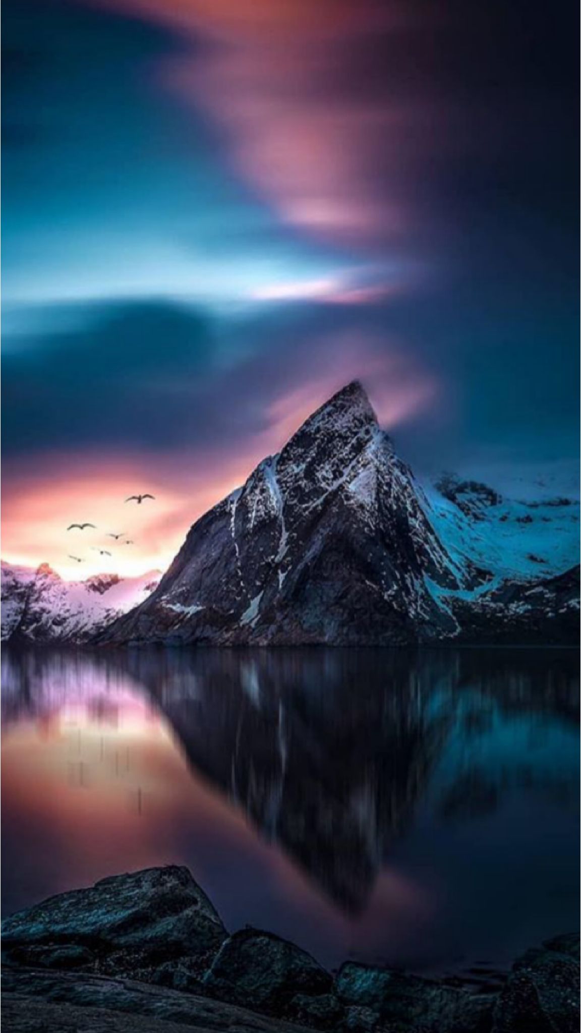 1152x2048 Best Places To Visit In Norway Cool Places To Visit Beautiful Wallpaper Beautiful Sky
