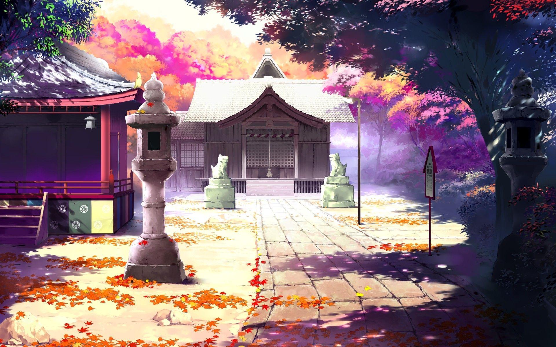 1920x1200 Anime Places Wallpaper