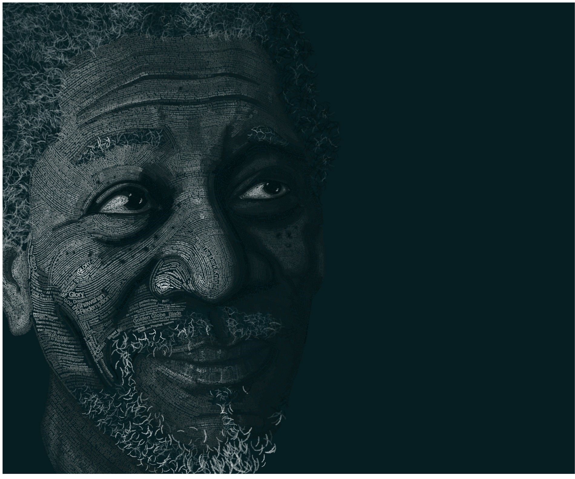 1900x1581 Typography Morgan Freeman Wallpaper And Background