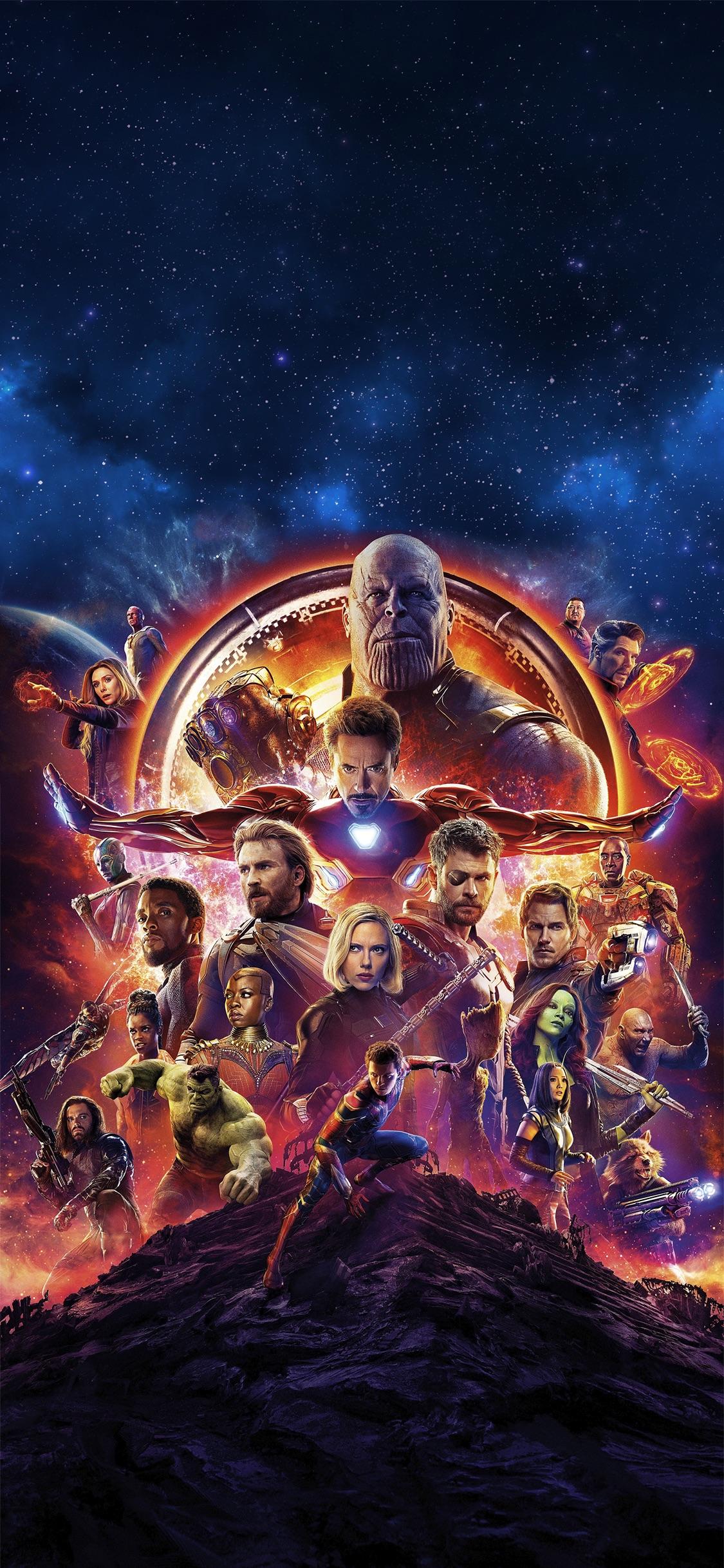 1125x2436 I Made An Infinity War Wallpaper Optimised For Iphone X Marvelstudios