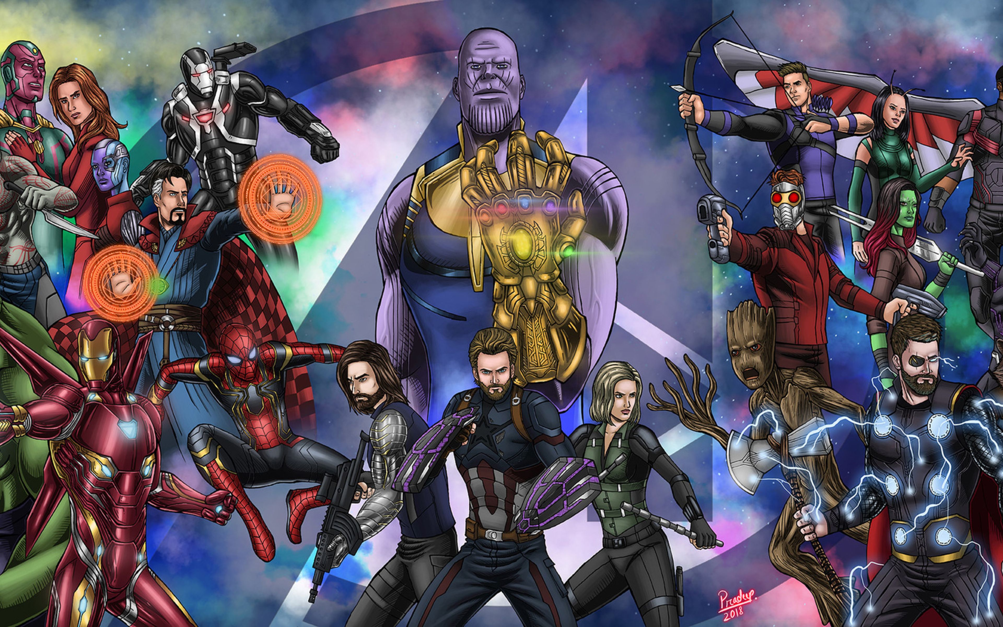3840x2400 Avengers Infinity War Fan Art 4k Hd 4k Wallpaper Image