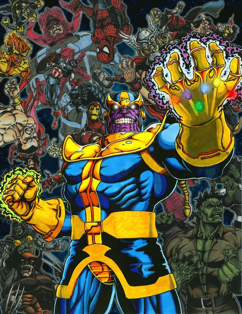 786x1016 Thanos Fan Art Thanos Triumphant The Infinity Gauntlet