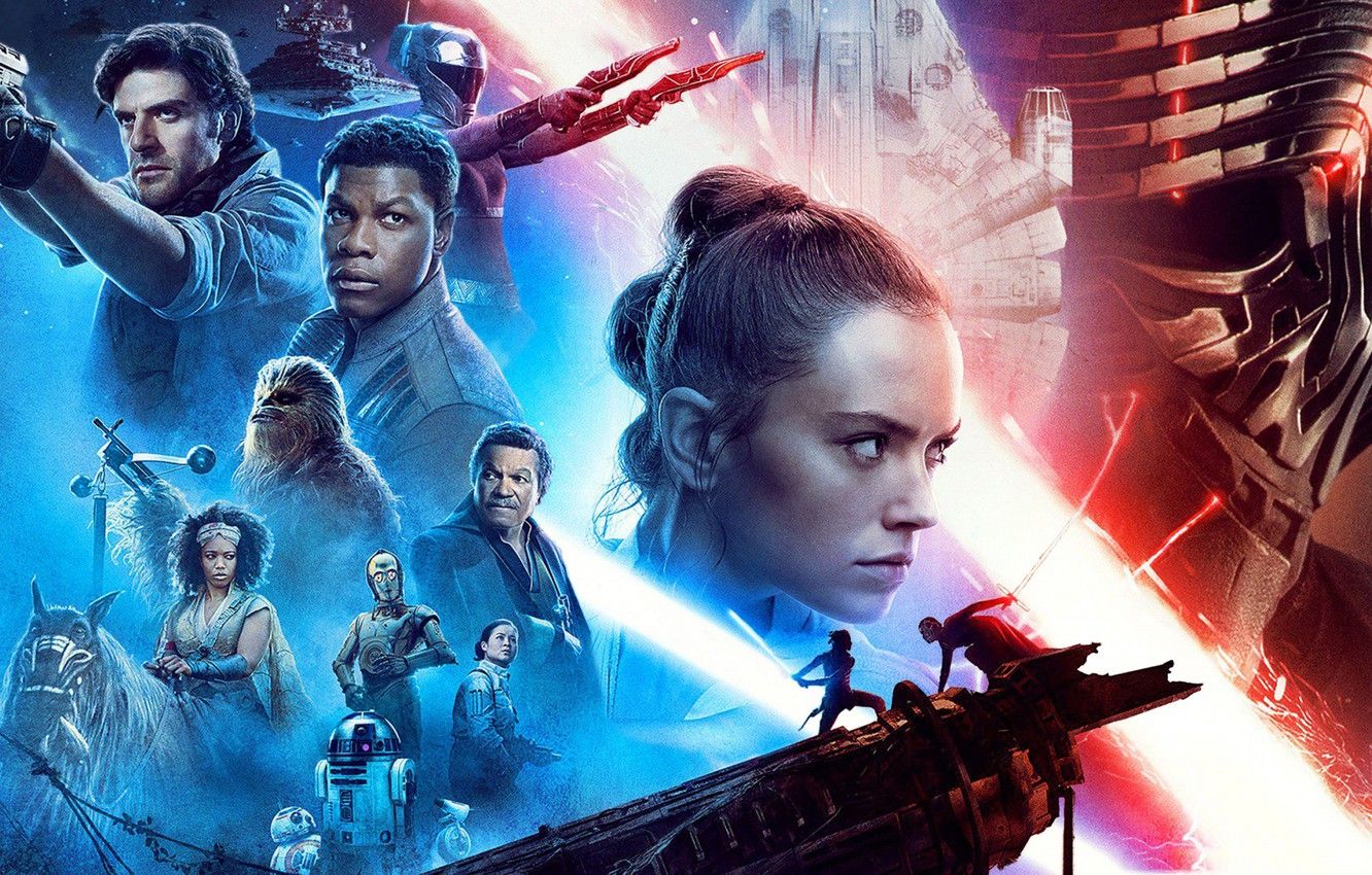 1332x850 Wallpaper Star Wars Star Wars Poster The Rise Of Skywalker