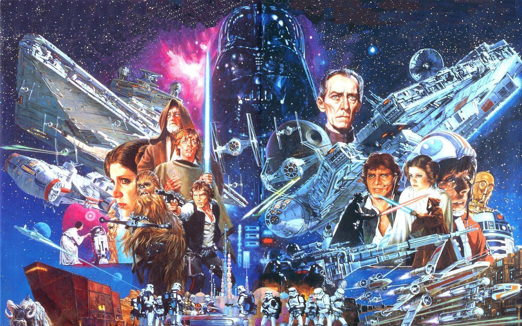 1680x1050 Star Wars Movie Poster Wallpaper
