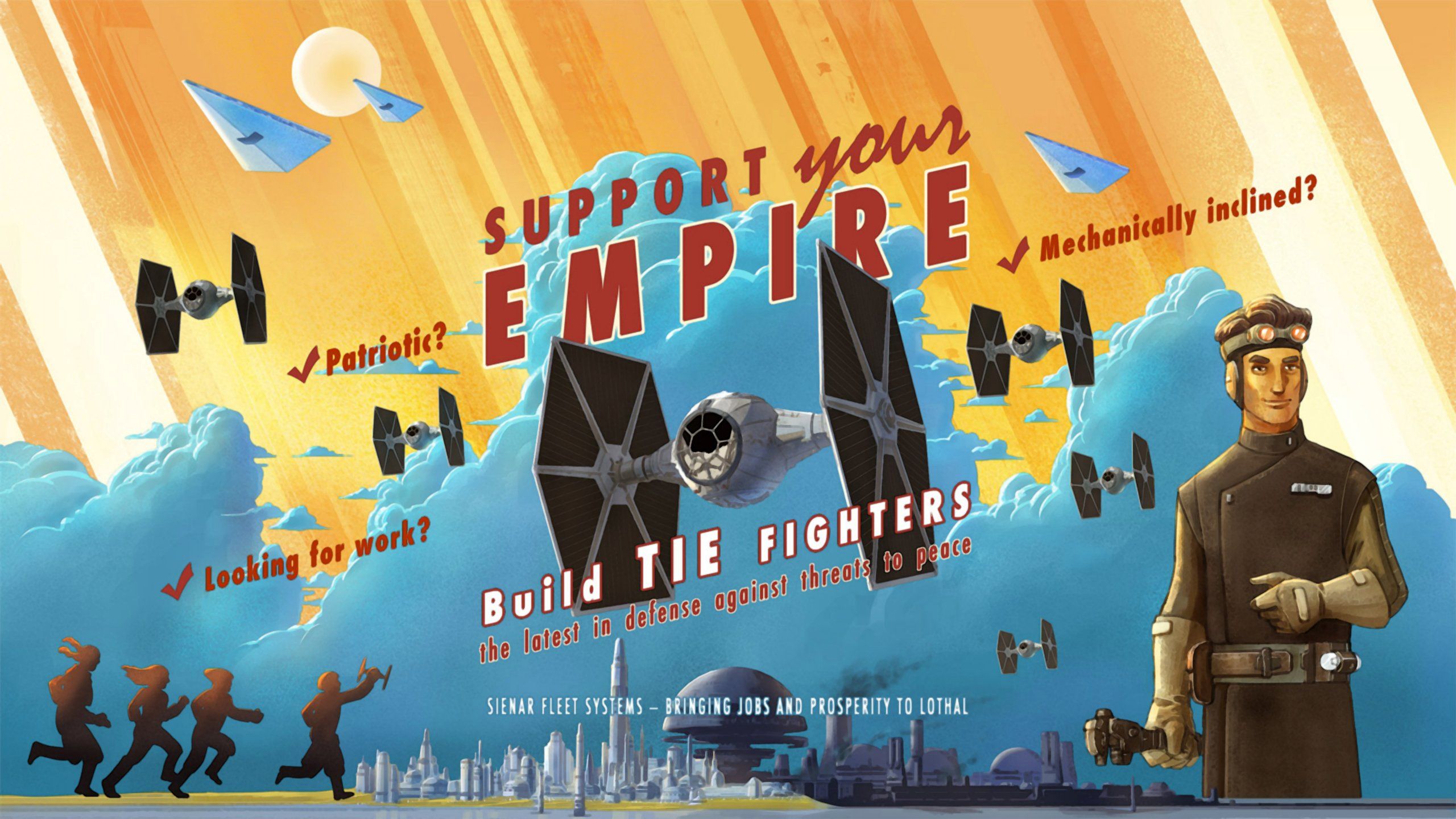 2560x1440 Star Wars Rebels Propaganda Poster Wallpaper 2560x1440 410911