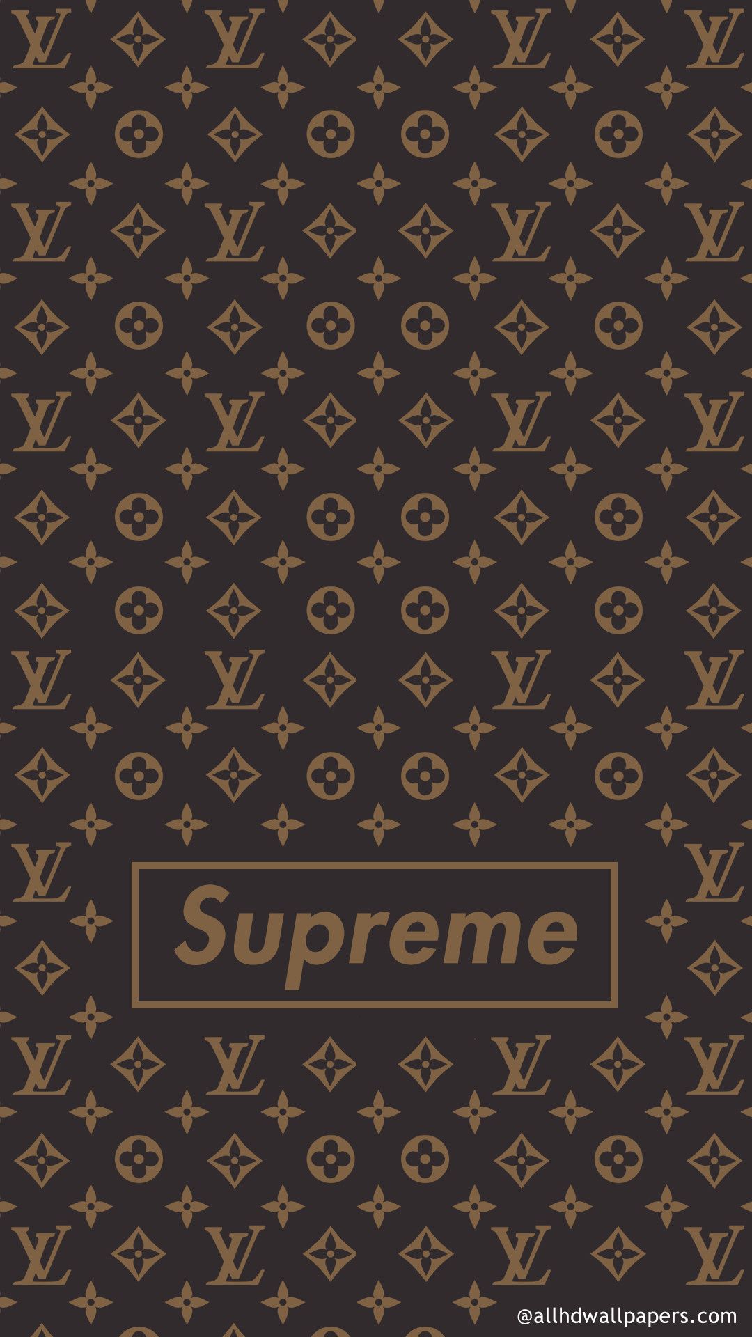 1080x1920 Supreme Iphone Wallpaper Gold