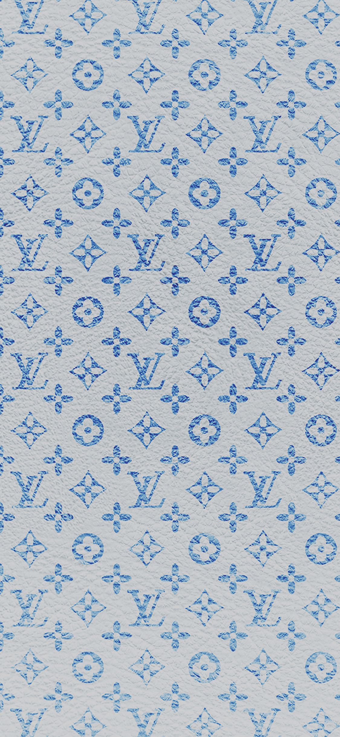 1125x2436 Louis Vuitton Blue Pattern Art Iphone X Wallpaper Free Download