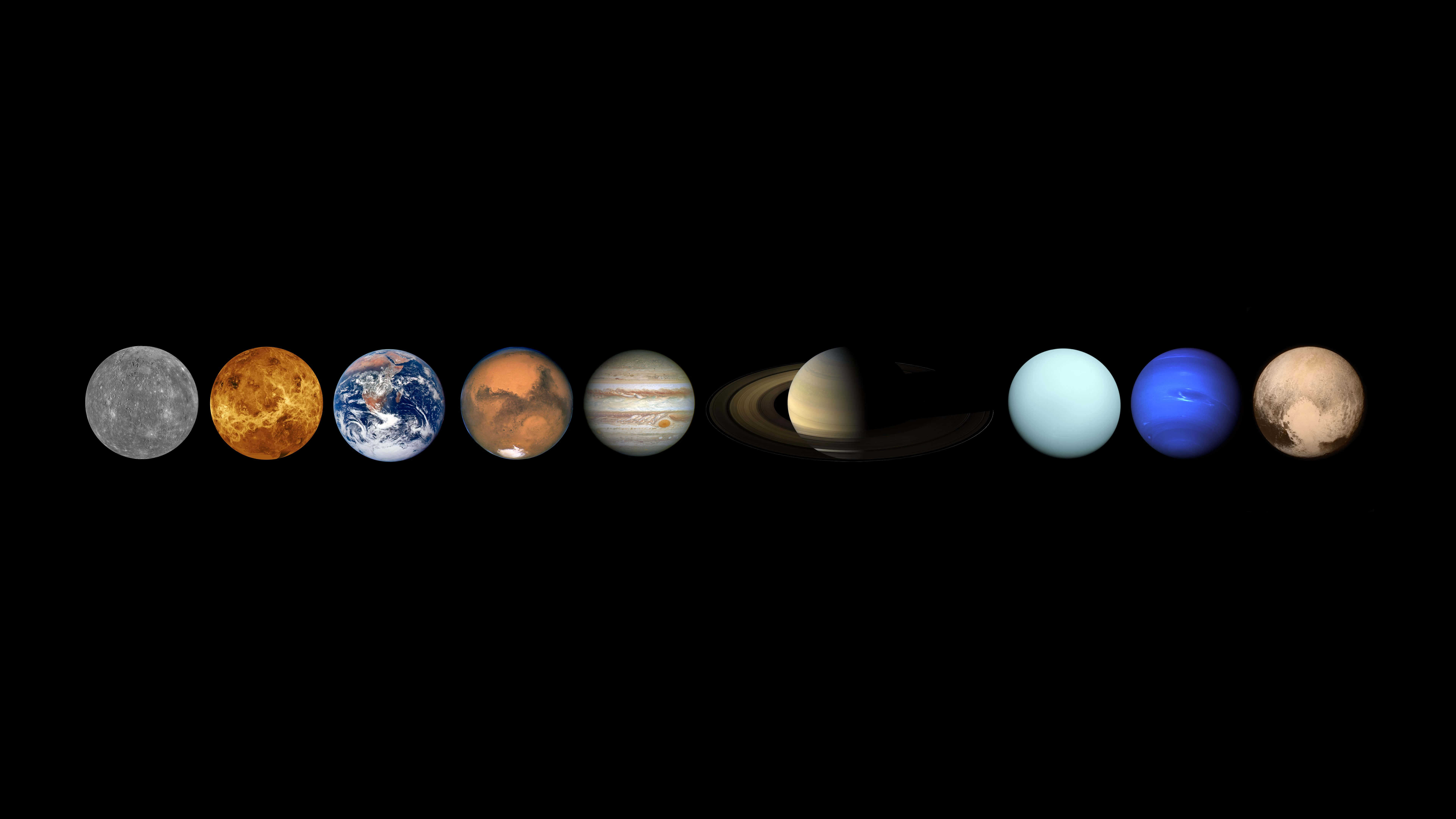 7680x4320 Planets In Our Solar System Uhd 8k Wallpaper