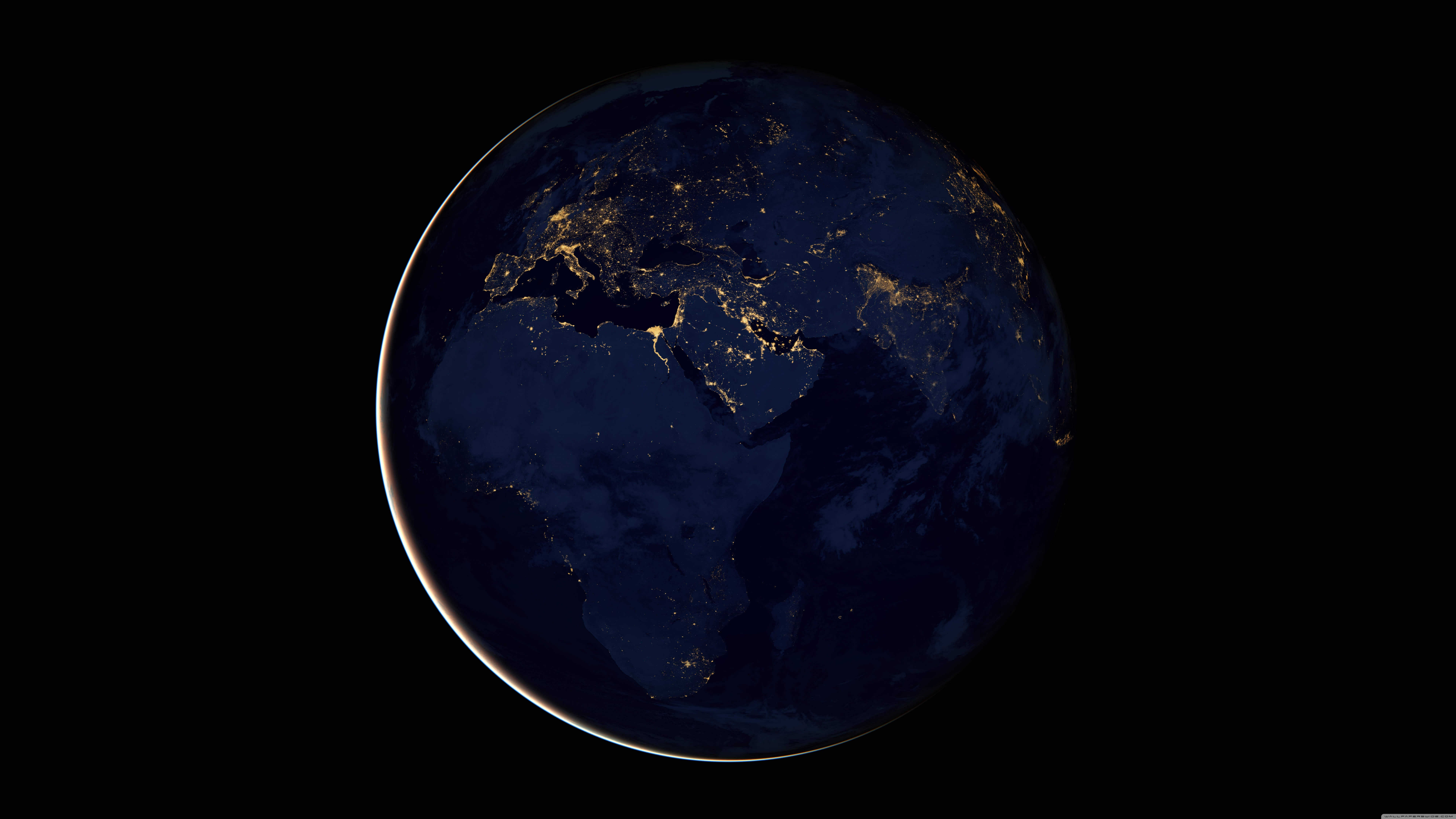 7680x4320 Black Marble Africa Europe And The Middle East Uhd 8k Wallpaper