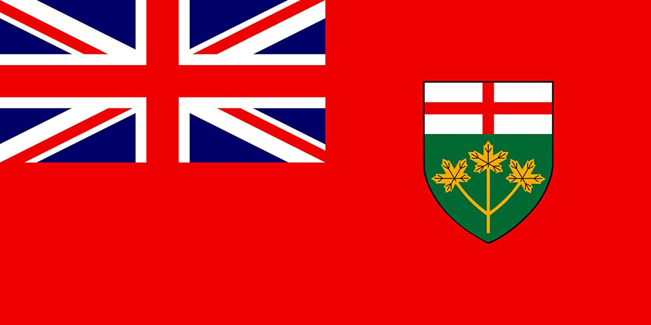 1280x640 New Ontario Flag Hd Wallpaper Background Download