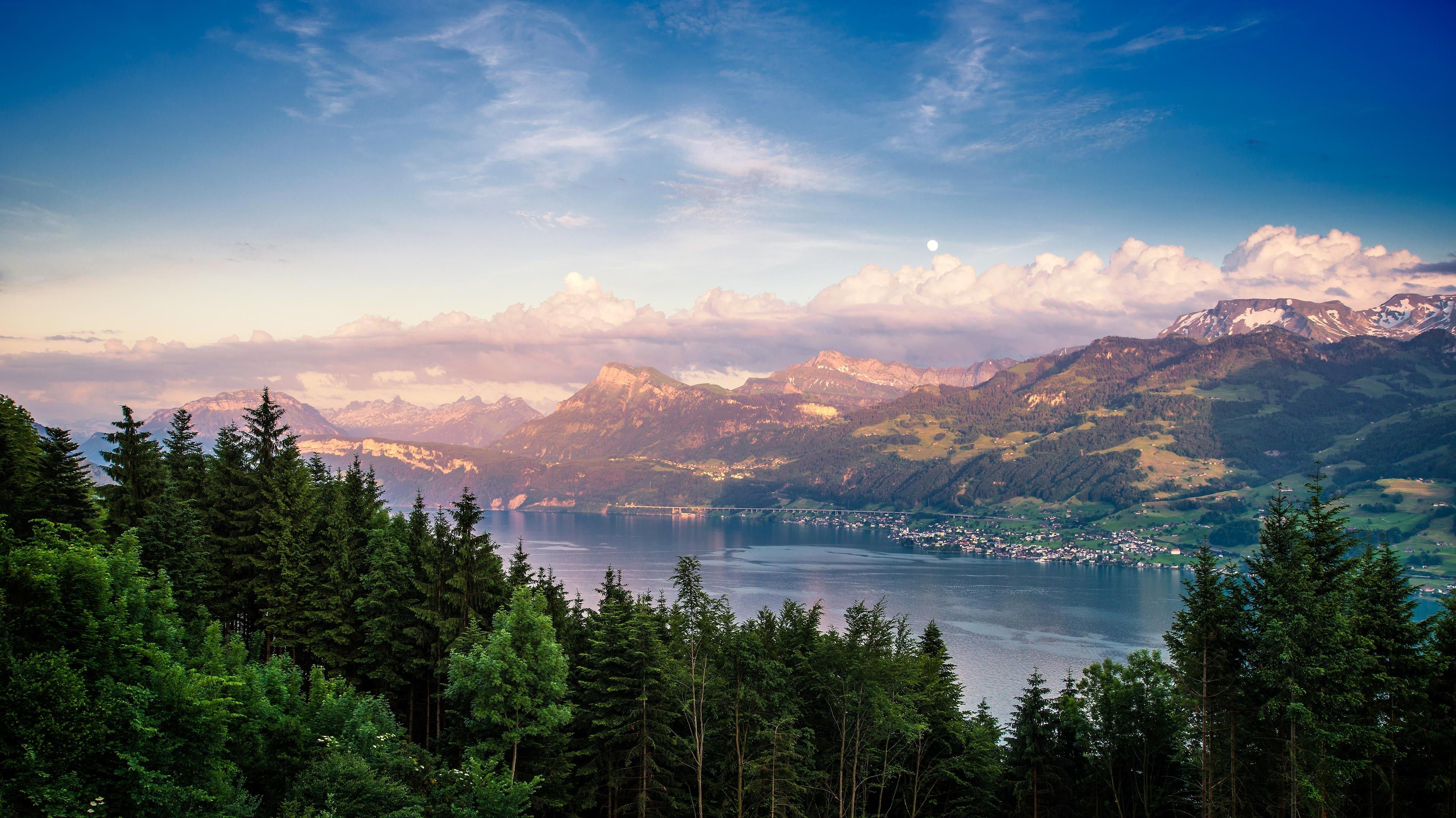 3840x2160 Lake Zurich 4k Hd Nature 4k Wallpaper Image Background